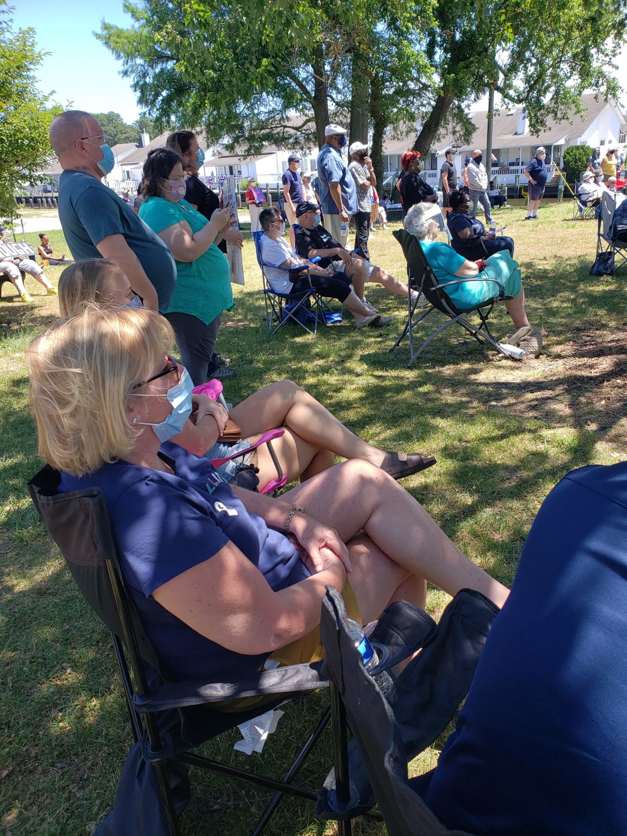 Millsboro rally attendees
